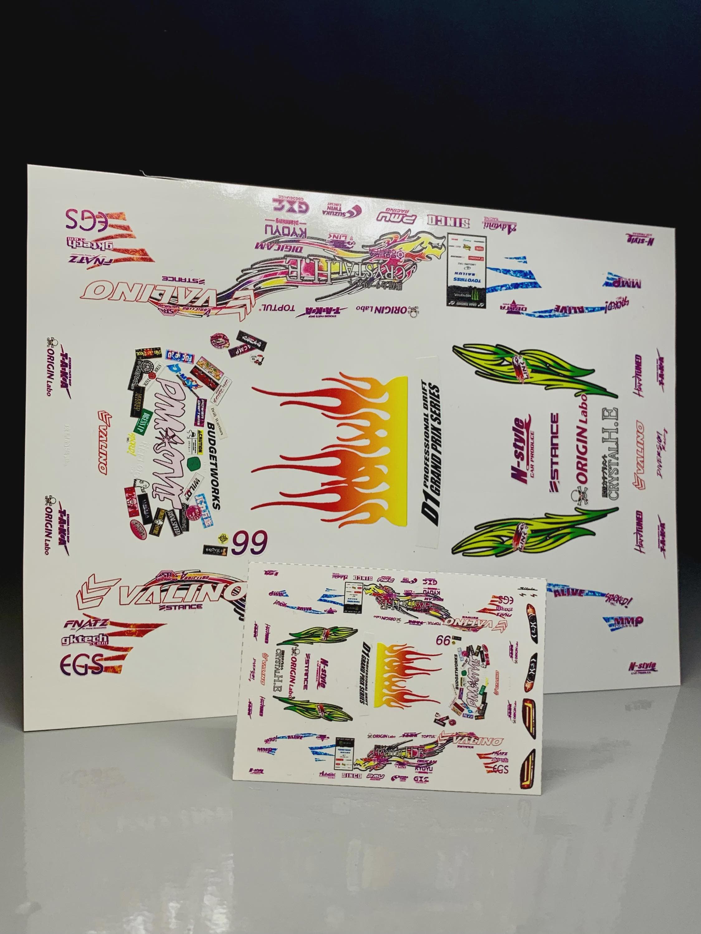Valino Crystal H.E. Silvia S15 | White Toner Waterslide Decals and