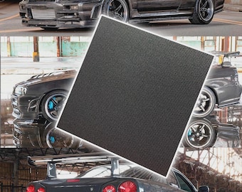 Wrap aus Kohlefaser | Weiße Wasserschiebebilder Abziehbilder und Vinyl für die Modelle 1/64, 1/24 und 1/10