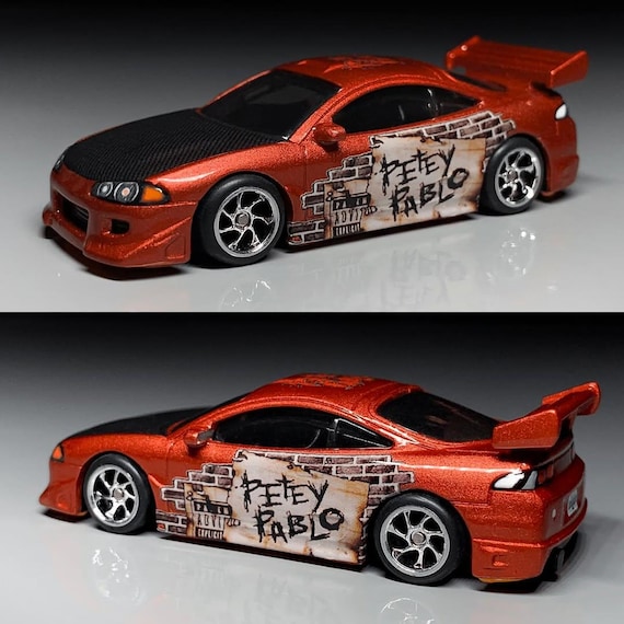 NFSU Melissa's Eclipse Livery Decals | Waterslide/vinyl, 1/64-1/10