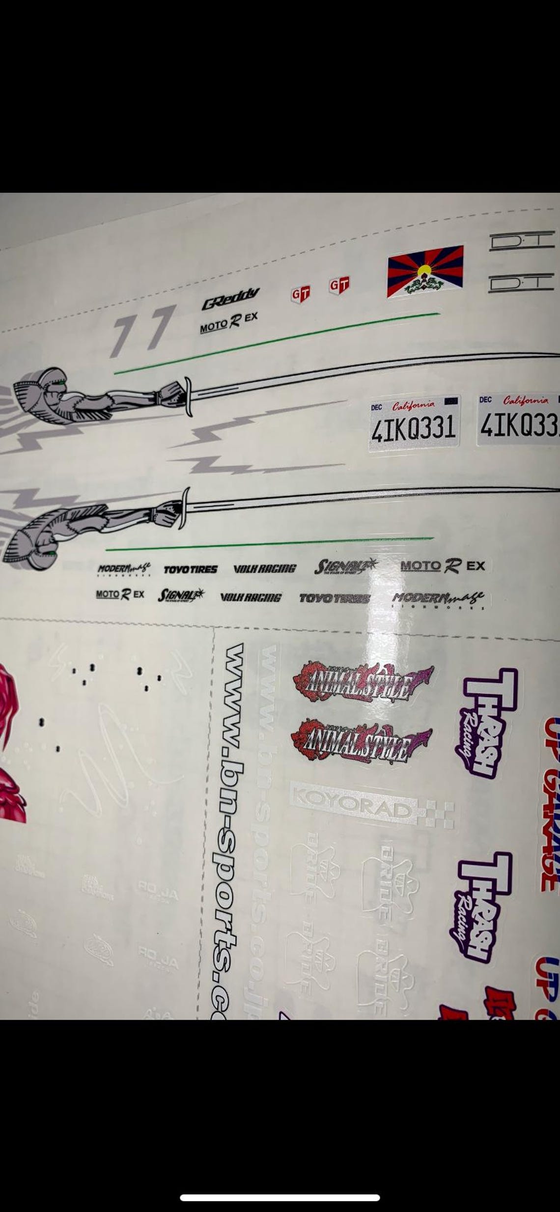 Leon R33 Livery F&F Leon's R33 Skyline Livery | White Toner Waterslide Decals and Vinyl ...