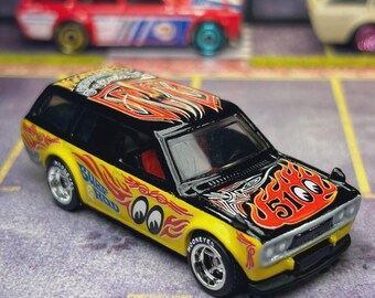 Datsun 510 Moon Japan Convention | White Toner Waterslide Decals