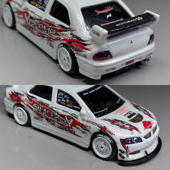 Yokomo D1GP Drift Livery | White Toner Waterslide Decals and Vinyl