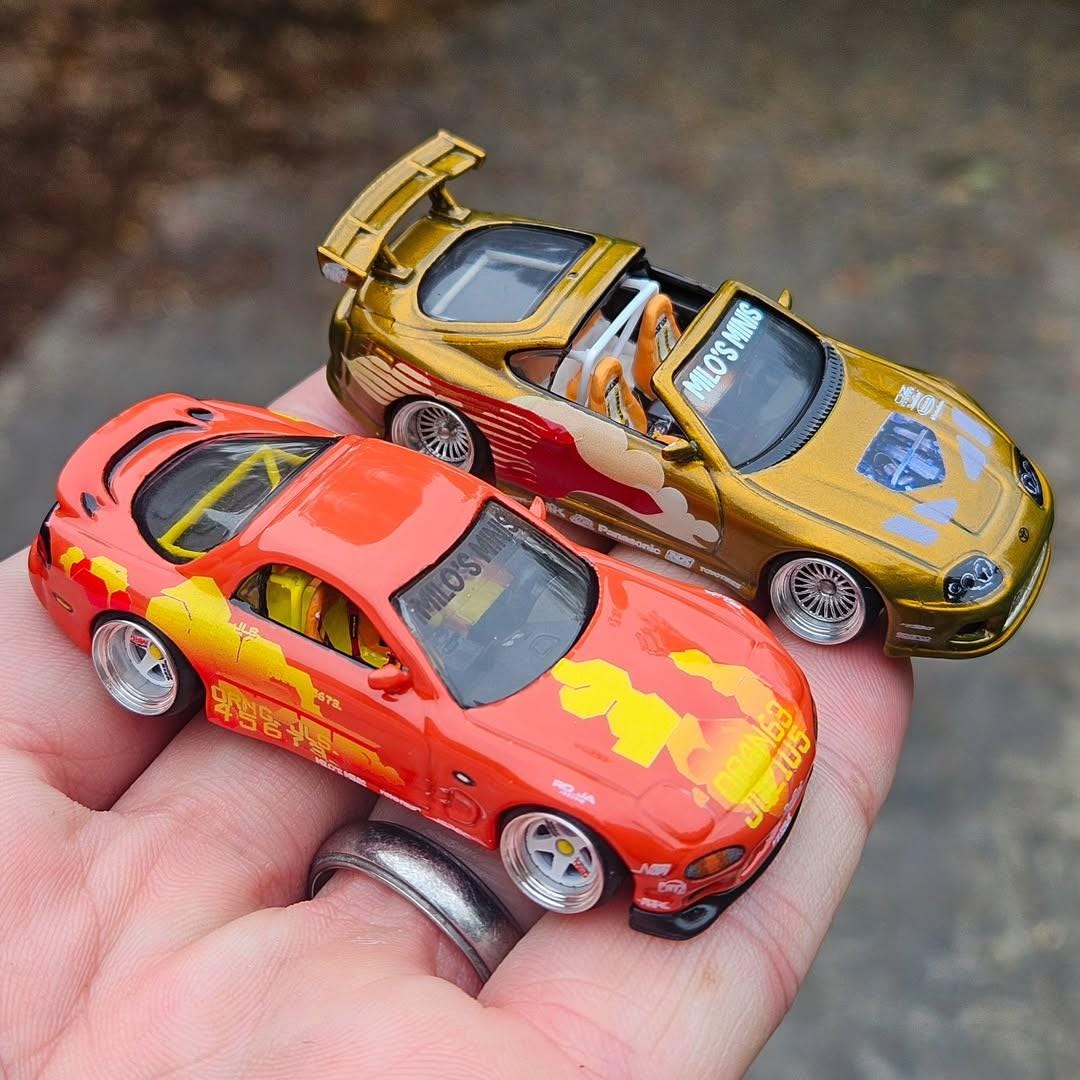 Julius Rx7 The Fast & the Furious Orange Julius/hks Mazda RX7 Livery | Waterslide ...