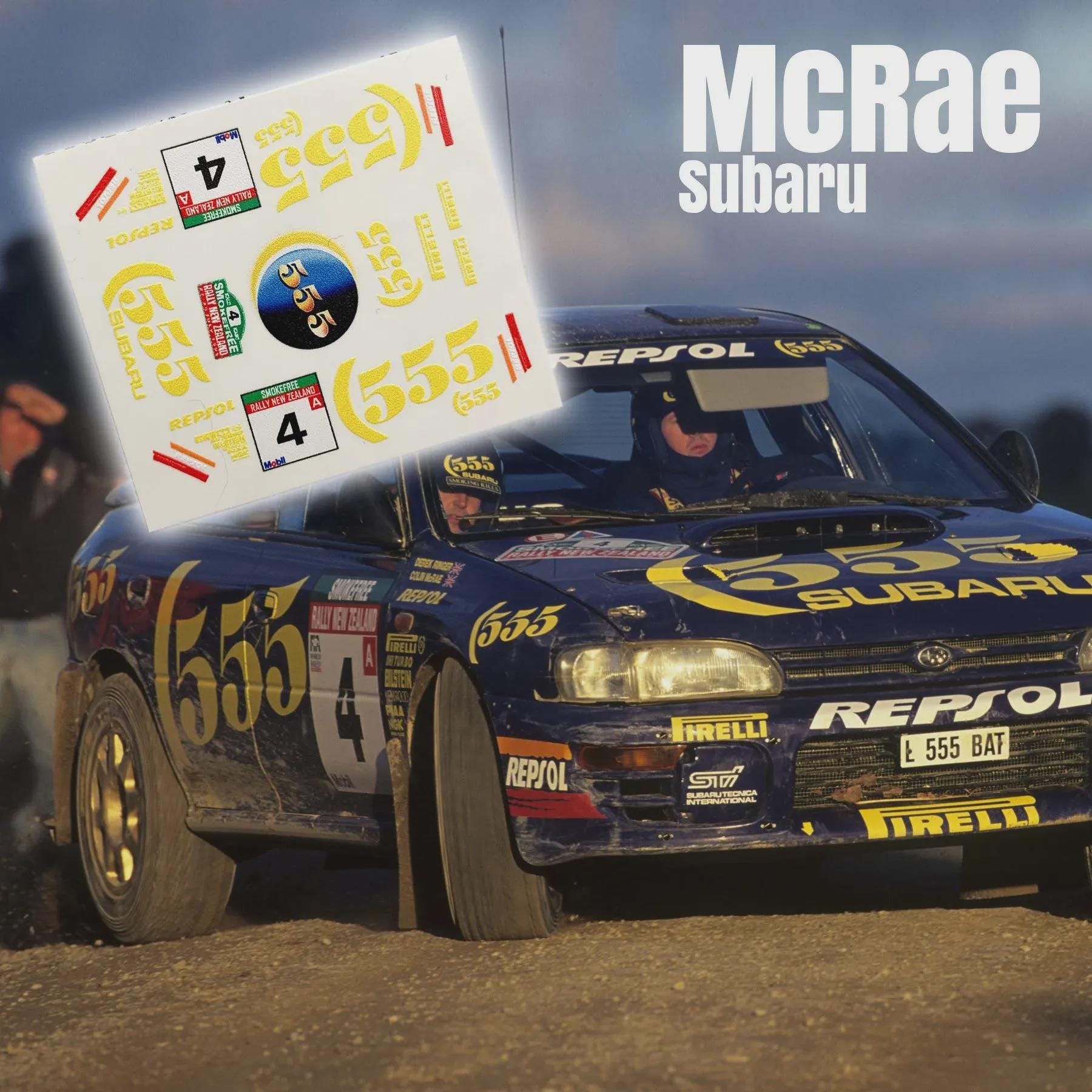 Colin Mcrae Rally 1996 Subaru Impreza | White Toner Waterslide
