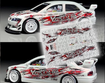 1/10スケールRCドリフトカラーリングキット - ウェルドカラーリング 