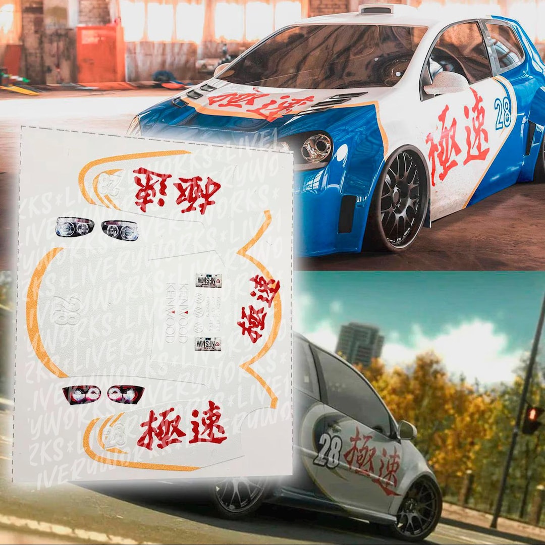 Need for Speed Most Wanted Sonny's VW Golf Livery | White Toner