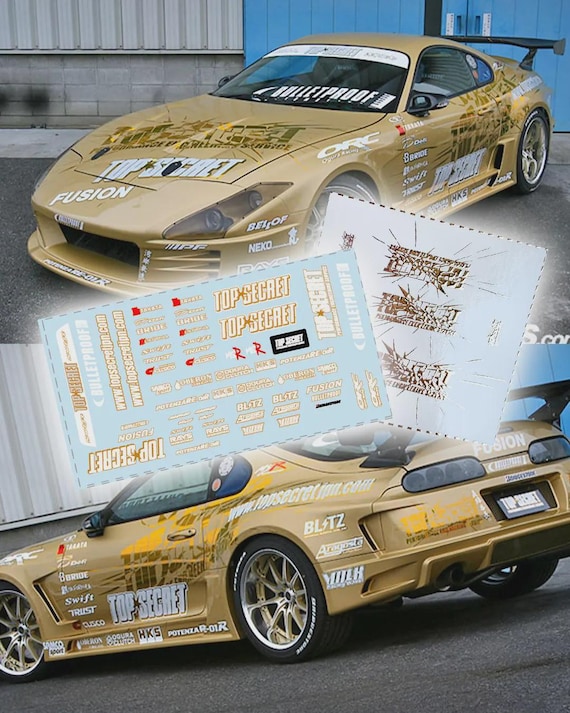 トップシークレット トヨタ スープラ a80 カラーリング | 1/64、1/24