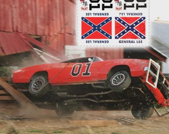 Dukes of Hazzard - General Lee Dodge Charger White Toner Universal Waterslide decals for 1/64 1/24 scale