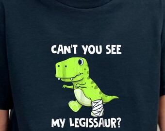 Funny Dinosaur T-Shirt, Injury Recovery Graphic Tee