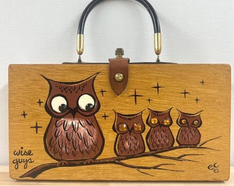 Enid Collins of Texas 1962 "wise guys" box bag