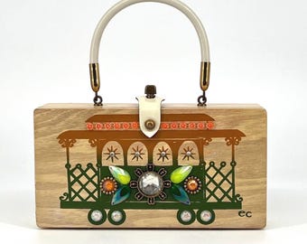 Enid Collins of Texas “cable car” mini box bag