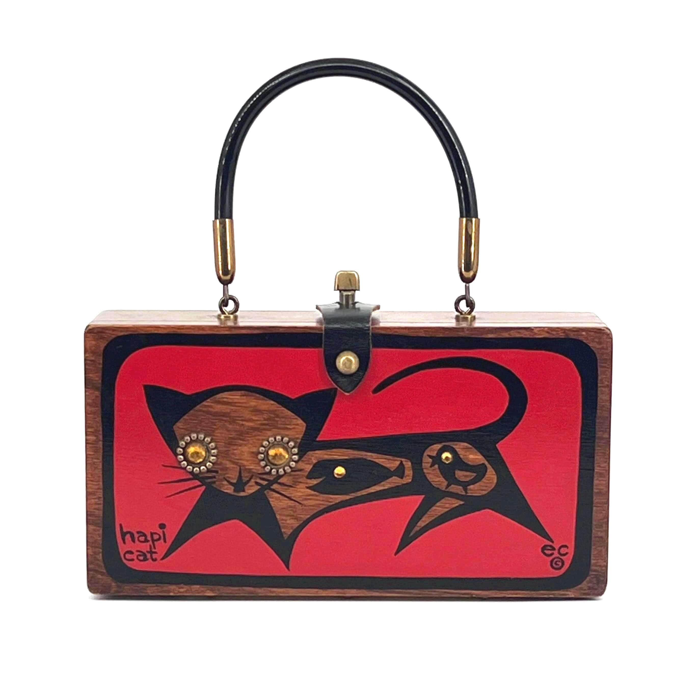 エニッドコリンズecビジュー付きバック猫ちゃんワンちゃん Vintage Enid Collins Cat Purse - Etsy
