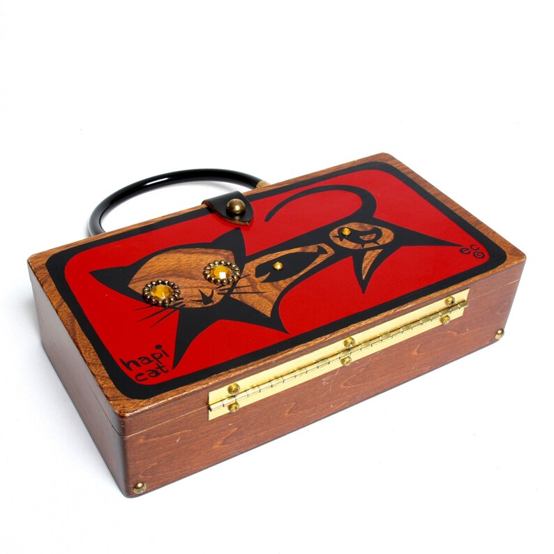 Enid Collins of Texas hapi cat box bag Etsy