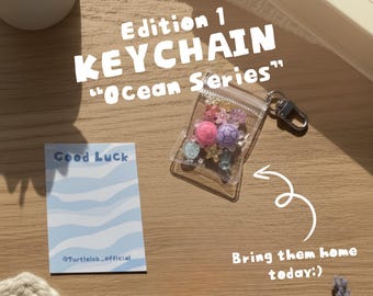 Mini Turtle Keychain - Ocean Edition | Glowing at night