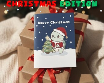 Christmas Turtle Greeting Card – Limited Edition (Gift Card)