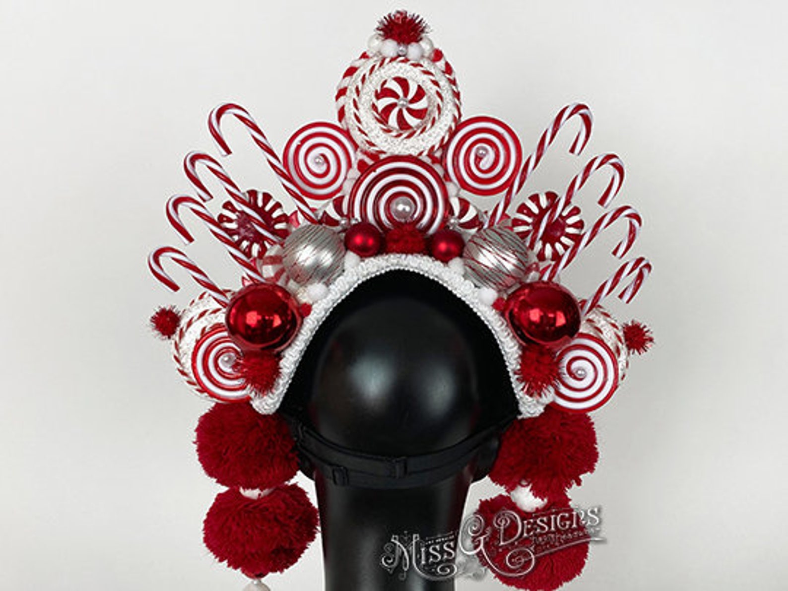 Candy Cane Crown Headpiece Etsy