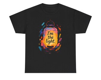 I'm the Light Lantern, T-Shirt | Colorful Brushstroke Illustration