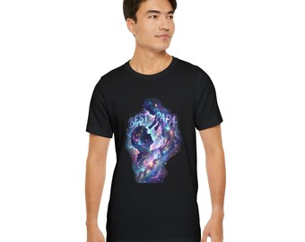 Galaxy "Best Papa" T-Shirt | Cosmic Fatherhood Tee