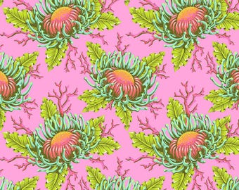 Floral Reef Friends & Anemones Coralline by Tula Pink for Free Spirit Fabrics 100% Cotton