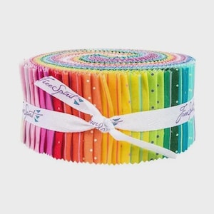 Jelly Roll 2.5" Strips Tiny Coordinates by Tula Pink for Free Spirit Fabrics 100% Cotton