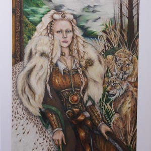 Goddess Altar Artwork - Freya