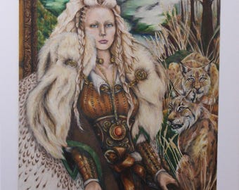 Göttin Altar Kunstwerk - Freya