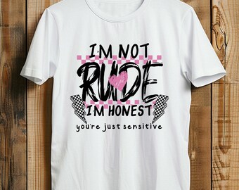 Cute Skater Grunge Aesthetic Pink Checkerboard Heart Tee - Trendy E-Girl Alt Fashion Graphic T-Shirt Gift