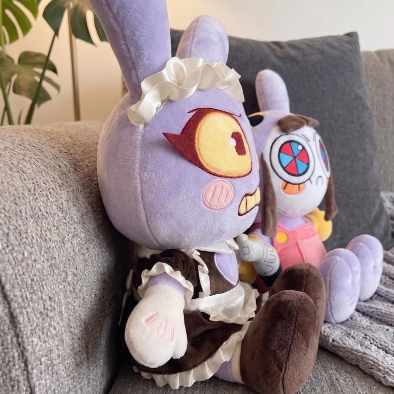 The Amazing Digital Circus Plush Set, Pomni & Ragatha Plushies, Kawaii ...