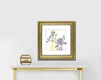 Magnolia Wall Art Original Floral Flower Painting