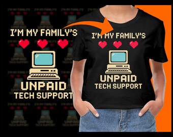 Computer Engineer Unpaid Tech Support Family IT Helper 4 PNG, Free Commercial use, Instant Download