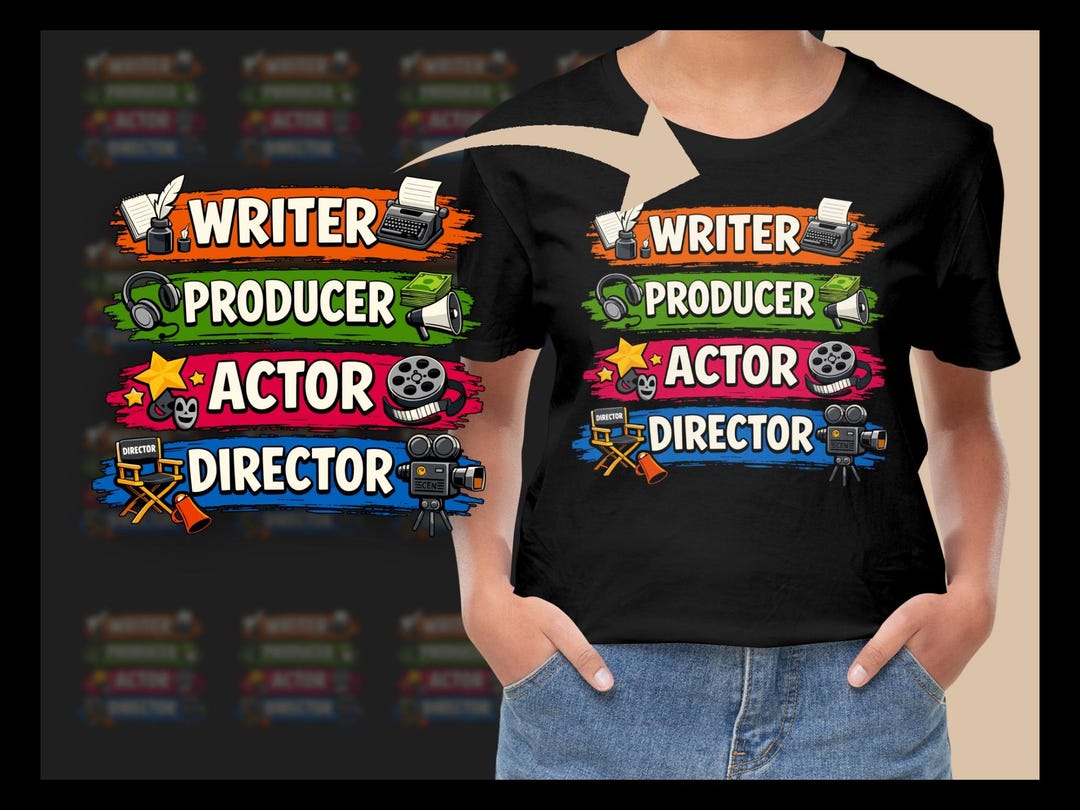 Writer Producer Actor Director PNG, Free Commercial Use, Instant ...
