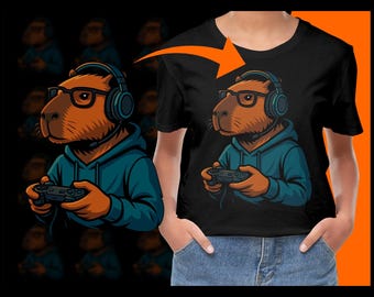 Gamer Capybara Gaming PNG, Free Commercial use, Instant Download