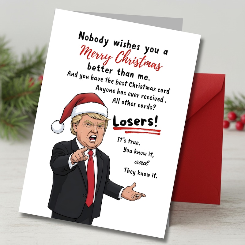 Mom & Dad Xmas Card - Etsy