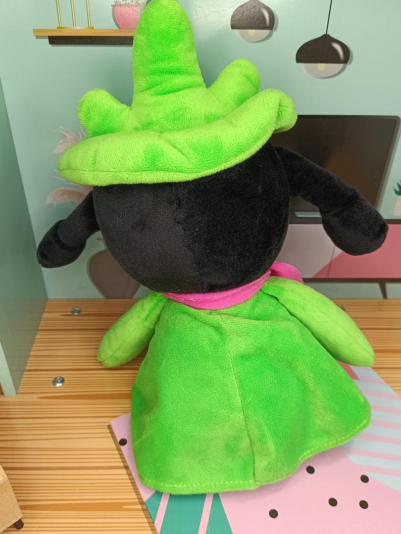 Fat Ralph Ralsei Ralsei Plush Doll Deltarune With Handmade Knitted Scarf - Etsy