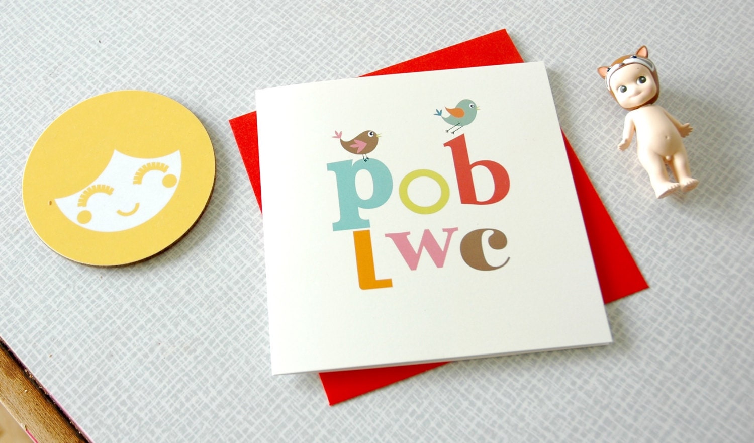 Cardiau Pob Lwc Good Luck Card in Welsh Etsy