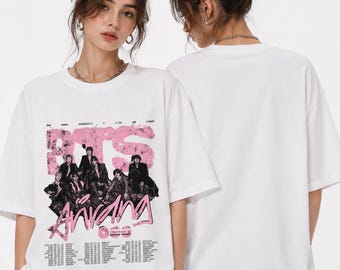 BTS Arirang Tour Vintage T-Shirt Classic Kpop Army Concert Gift