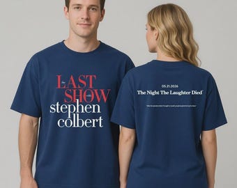 T-shirt d'adieu 2026 pour animateur de comédie de fin de soirée T-shirt graphique hommage à la légende de la télévision S-5XL