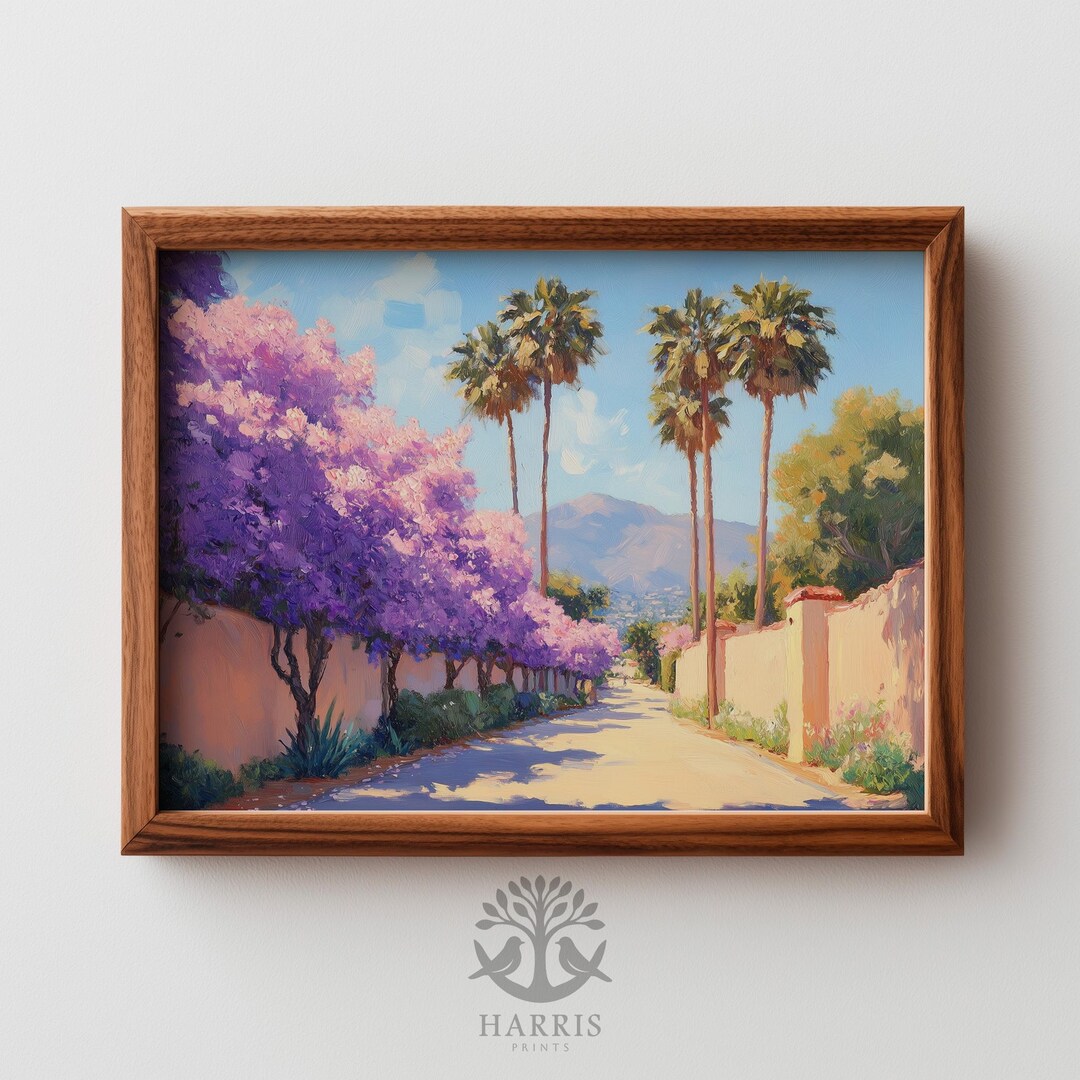 Printable California Summer Street Art - Vintage Los Angeles