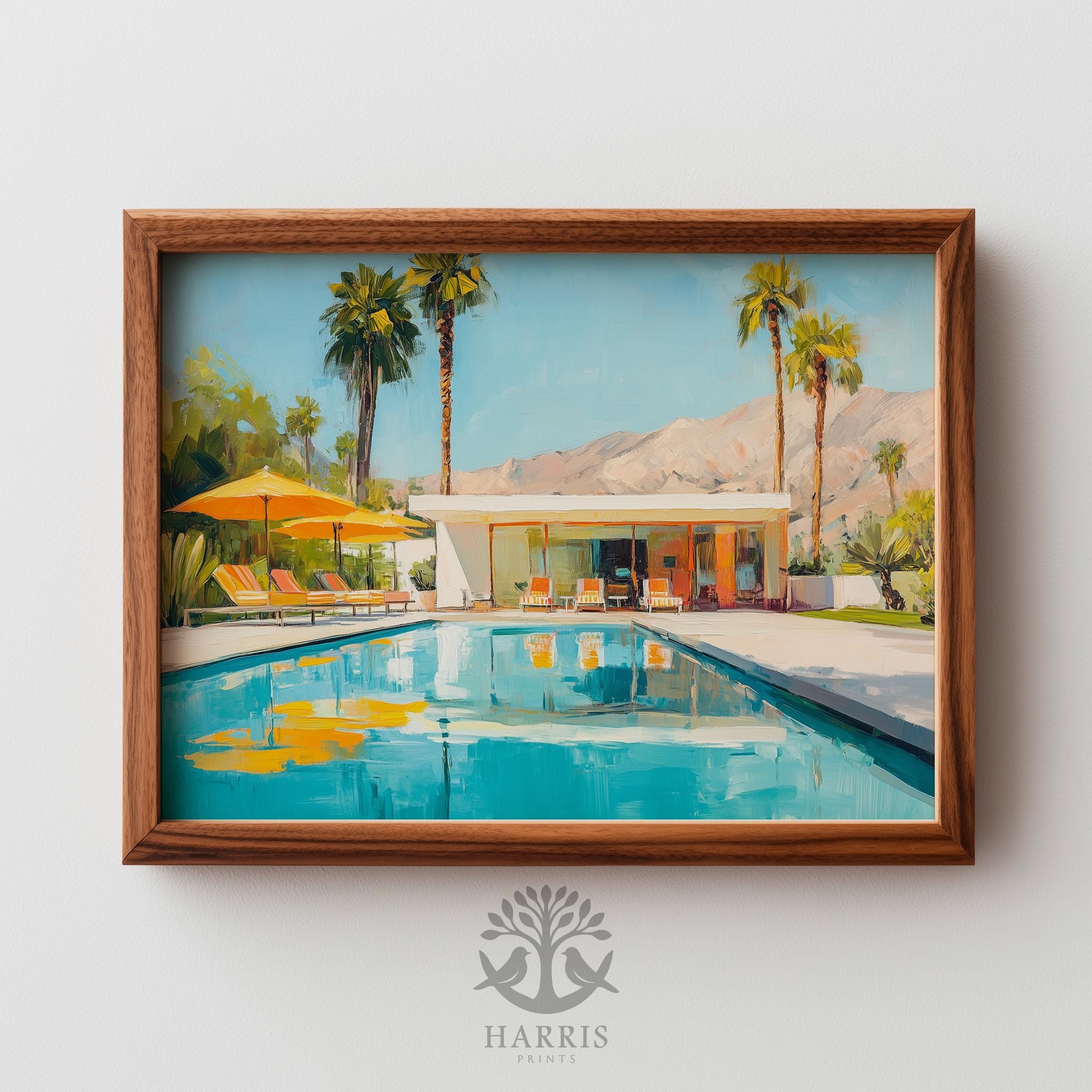 Palm Springs Pool - Etsy Finland