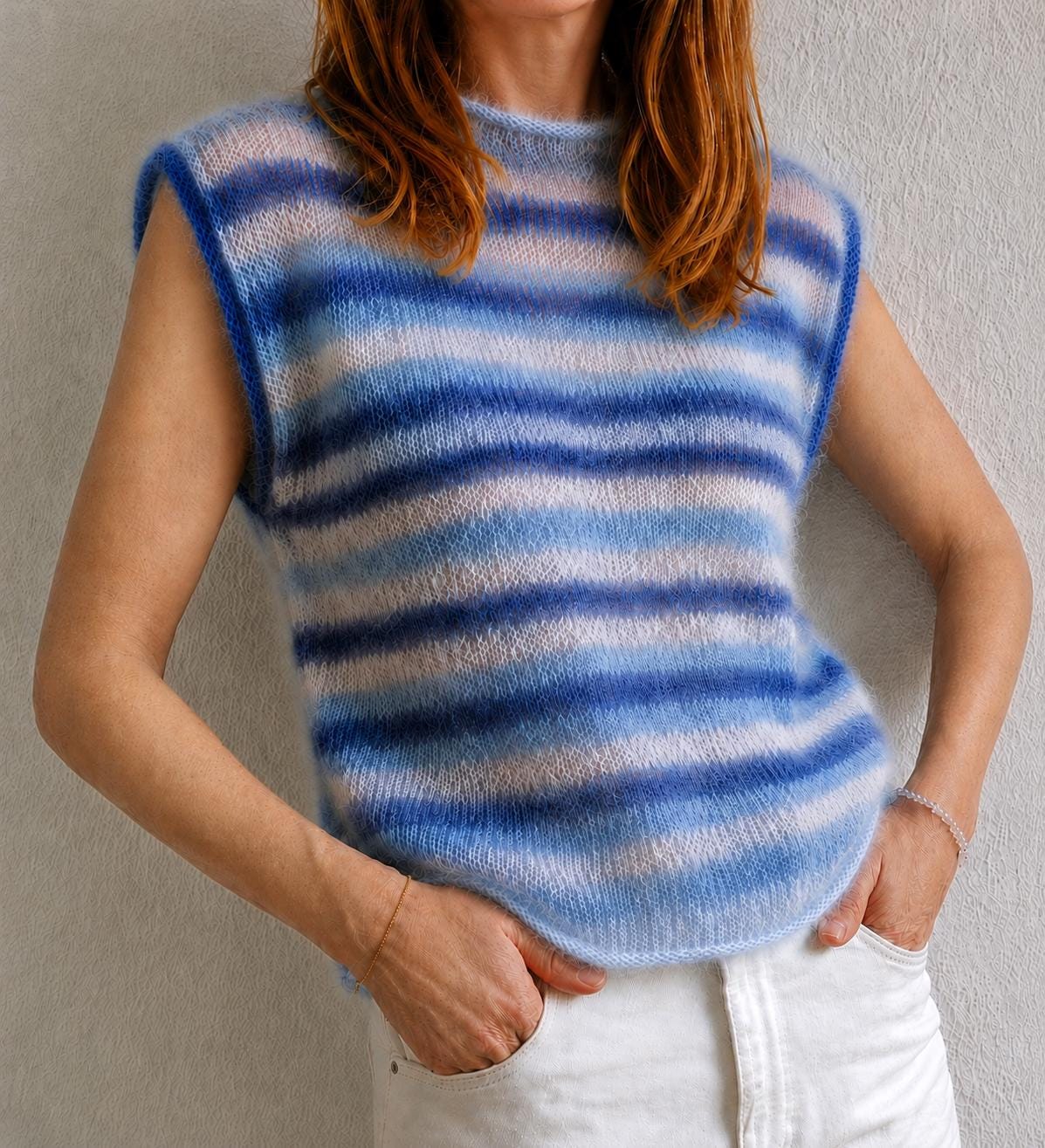 Mohair Knit Top - Etsy