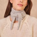 Knitting scarf PDF instructions iCord Sophie Scarf Beginner-friendly Mini neckerchief Quickly knitted German Skinny Shawl English One Skein product logo