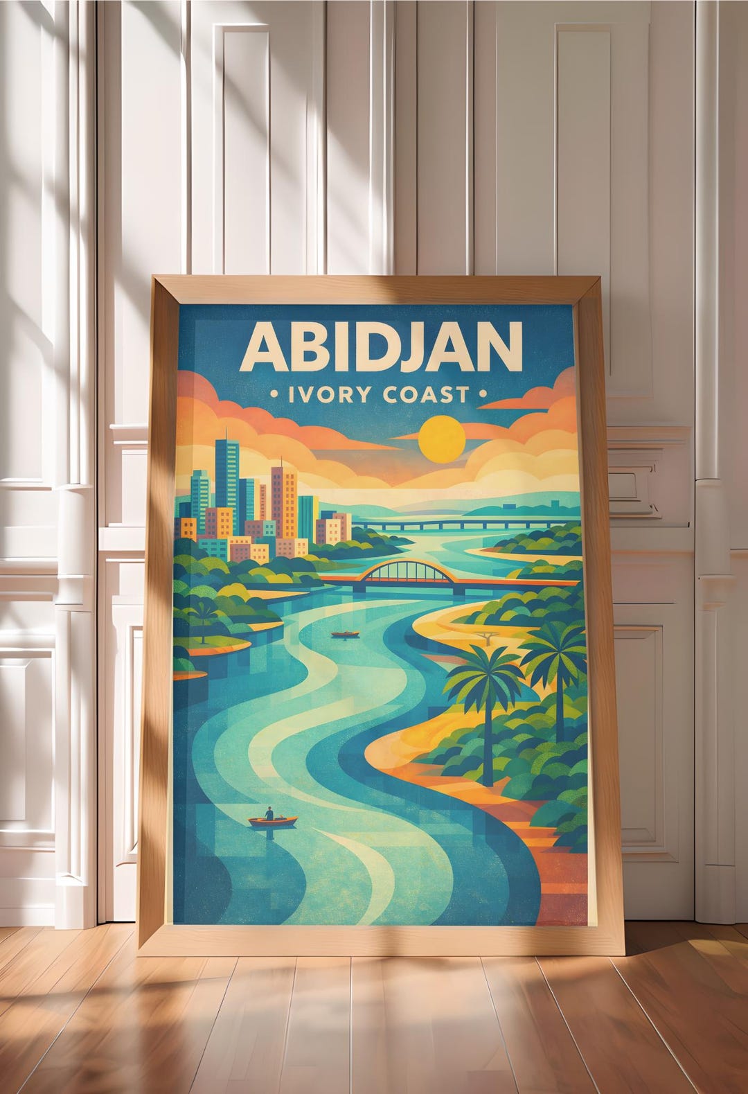 It’s Just Abidjan Ivory Coast Poster Digital Download Wall Art - Etsy