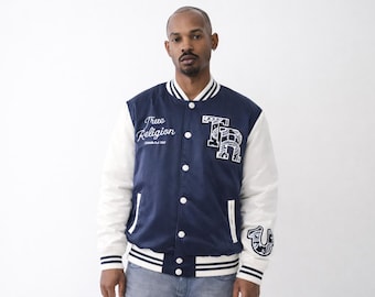 Varsity Jacket for men with Patchwork - True Religion - Teach Me How To Doogie