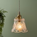 Nordic Flower Glass Pendant Light - Vintage Antique Style product logo