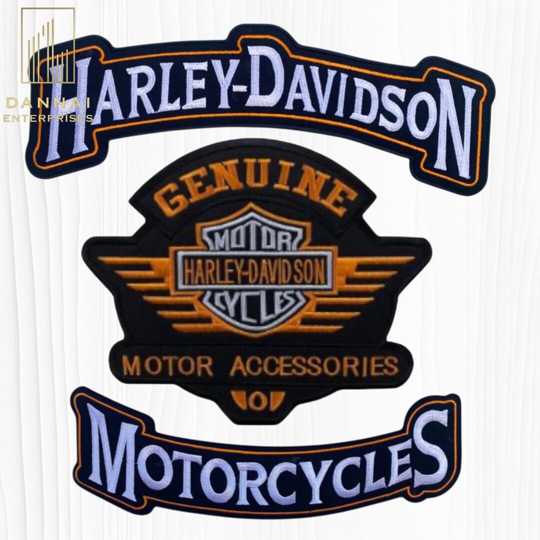 Harley Davidson Rocker Badge | Motorcycle Rocker & Motor Accessories ...