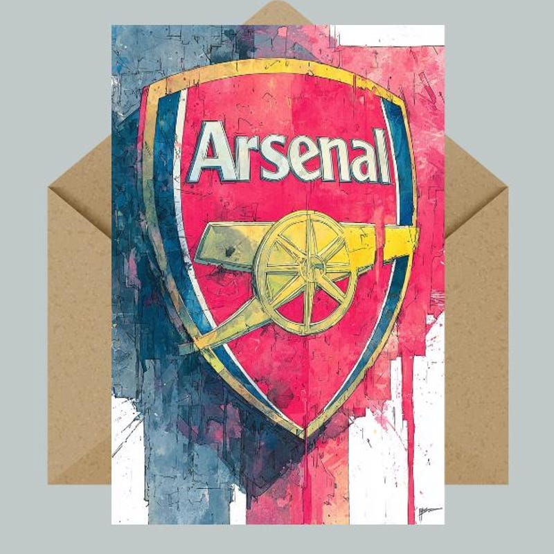 Arsenal Birthday Cards - Etsy UK