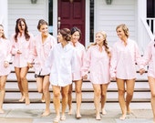 Bridesmaids Gifts Oversized Mens Shirts, Monogrammed Oversized Shirts, Monogrammed Bridal Party Shirts, Button down mens shirts