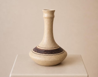 Handmade Striped Ceramic Vase