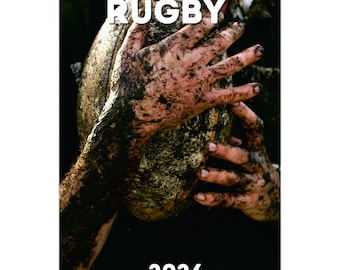 Rugby Wall Calendar 2026