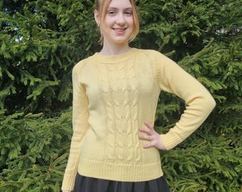 READY TO SHIP. Soft Merino Wool Knit Jumper – Cozy Lightweight Pullover, Handmade Minimalist Sweater, Warm Breathable Knitwear